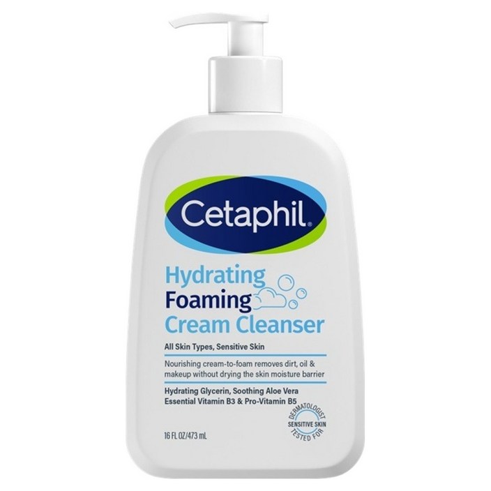 세타필 하이드레이팅 포밍 크림 클렌저, 473ml, 1개