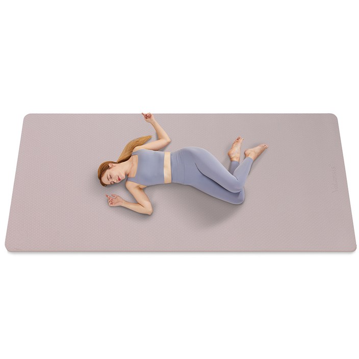 밸런시스 TPE 와이드 매트, 화이트퍼플, 1개