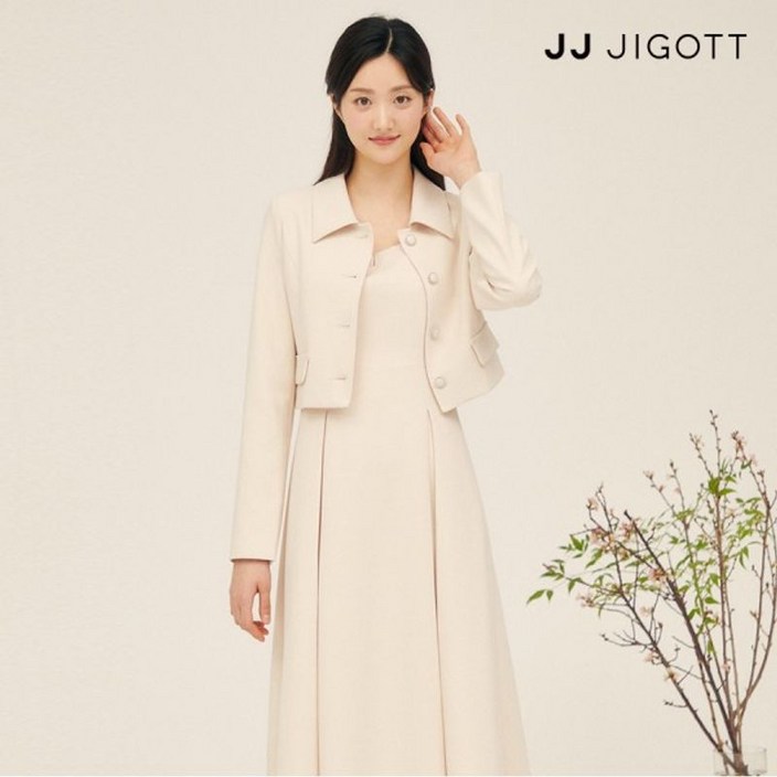 JJ지고트 슬릿 스퀘어넥 슬리브리스 원피스 GP3P0OP331 JJ지고트 슬릿 스퀘어넥 슬리브리스 원피스 GP3P0OP331