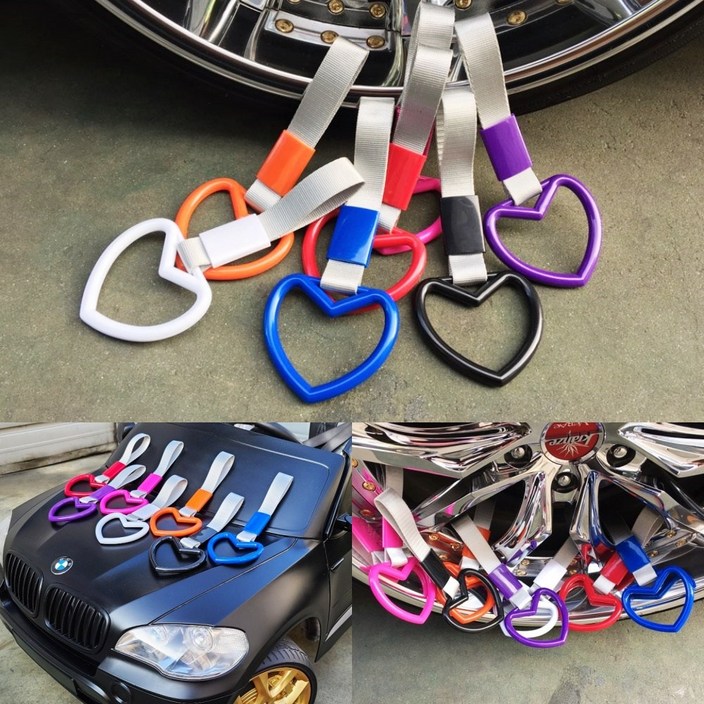 하트견인고리 자동차 튜닝 악세사리 포인트 견인고리, 하트견인고리