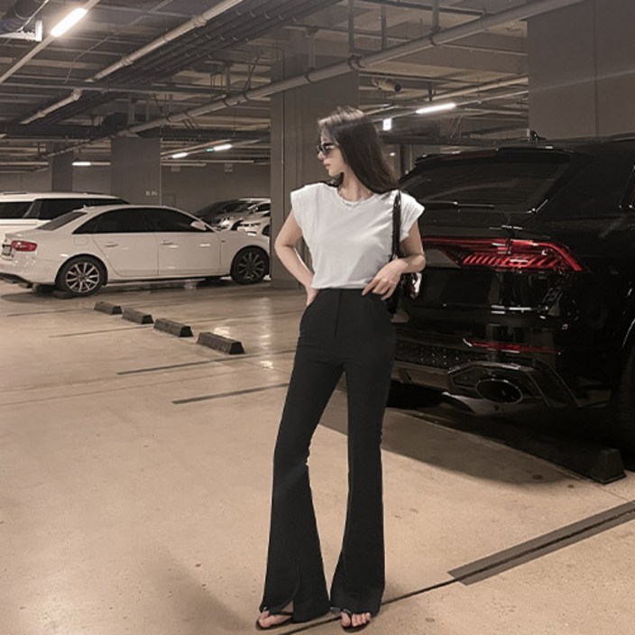 메이빈스코히 트임 슬랙스