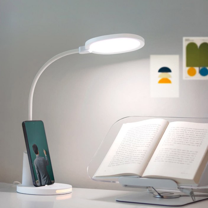 플랜룩스 책상스탠드 모티엘리 LED스탠드 학생 공부 시력보호 스탠드조명
