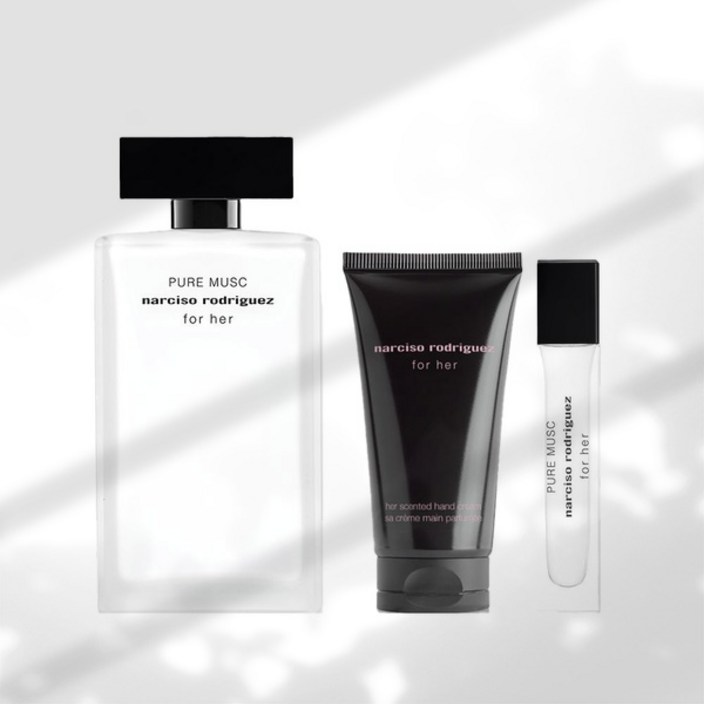 나르시소 로드리게즈 홀리데이 기프트세트 퓨어 머스크 100ml 핸드크림미니 증정