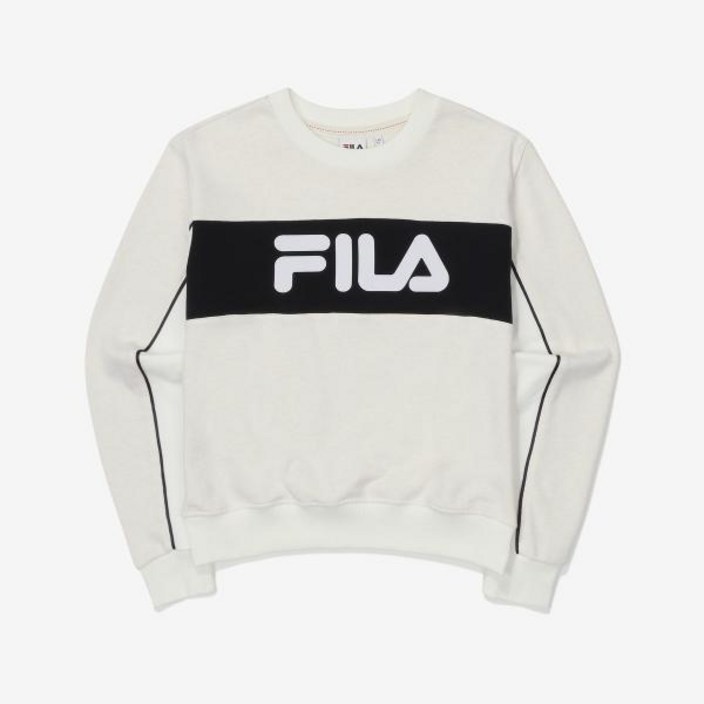 FILA 본사공식 여성 테니스 리니어 맨투맨 FS2POE3352FOTM