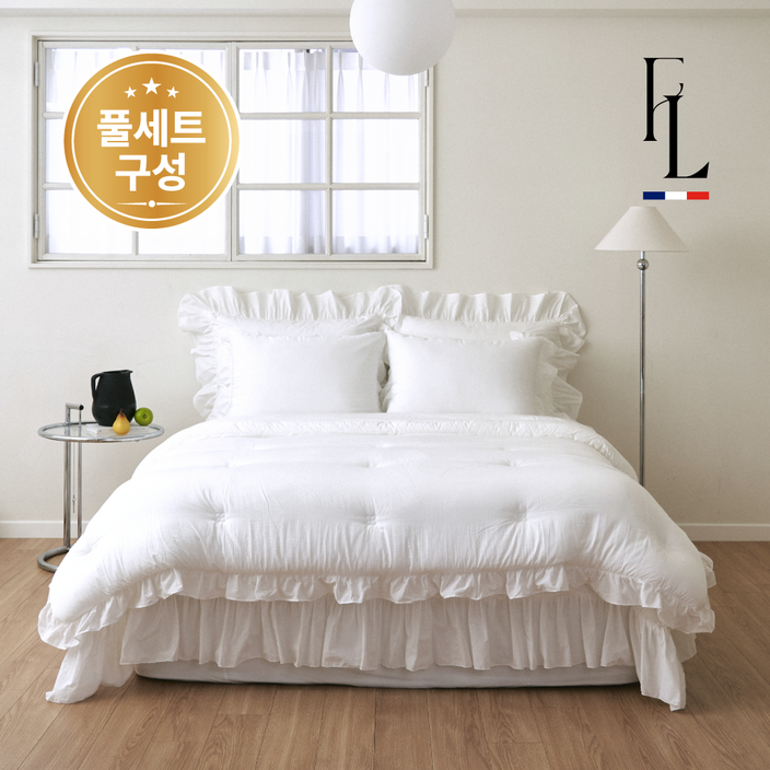 프릴 등받이샴 커버(60X80cm)