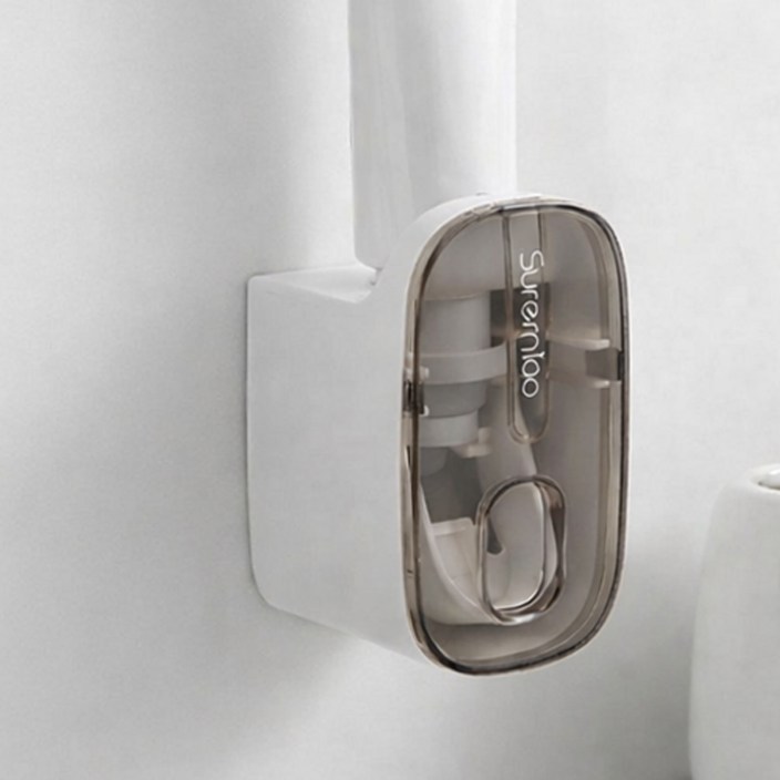 센티브 무타공 자동 치약 디스펜서