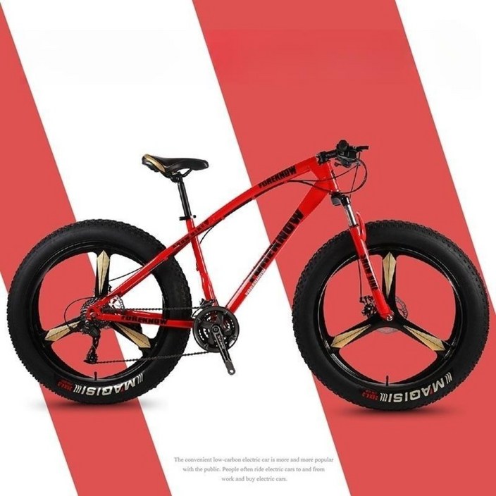 바퀴큰자전거 광폭자전거 팻바이크 오프로드바이크 두꺼운 타이어