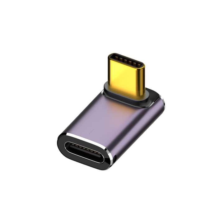 비잽 C타입 USB4 젠더 40G PD 240W 스팀덱 노트북 변환 연장, 1개, 20mm