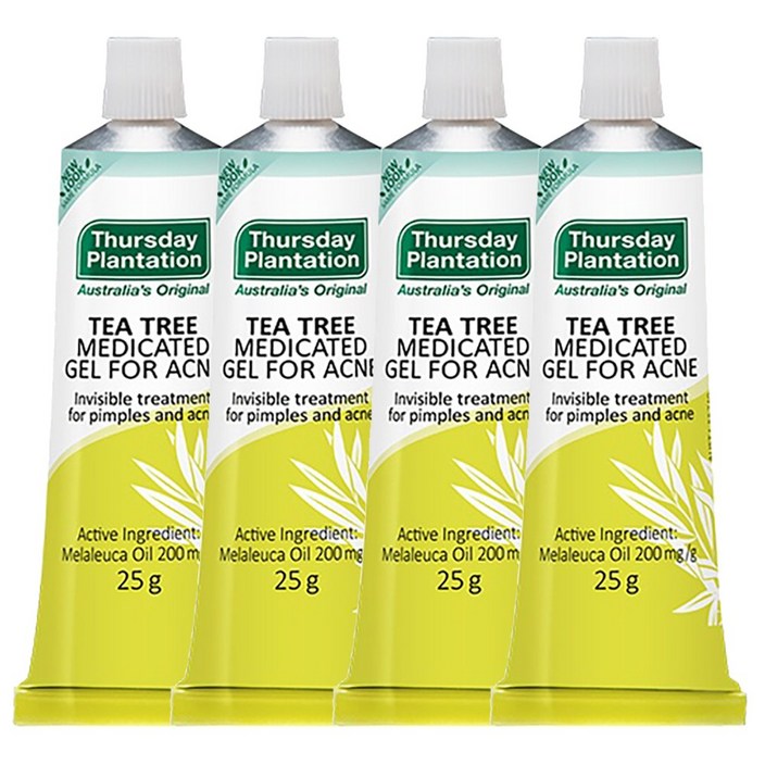 호주 써스데이 플랜테이션 티트리 메디케이티드 아크네 젤 25g 4개