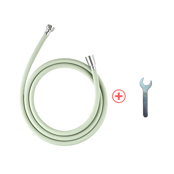 바스럽 국산 파스텔톤 PVC 샤워호스 샤워기호스  스패너 물때 X, 꼬임 X, 냄새 X, 3m, 민트