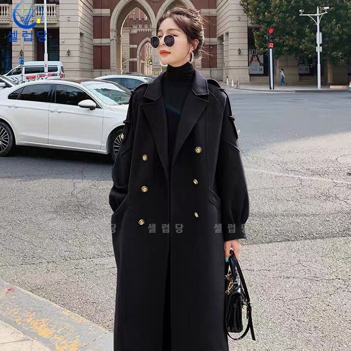 셀럽당 여 모직 코트 셀럽당 여 모직 코트