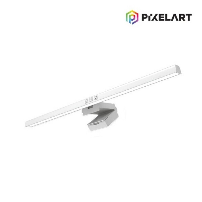 픽셀아트 LED 모니터 조명 LED 터치 스크린바 화이트, 1개, 스크린바 화이트