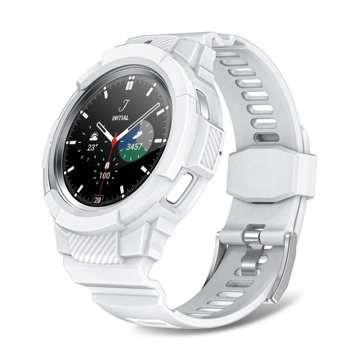 더조은셀러 갤럭시워치4 클래식 호환 일체형 케이스 시계줄 풀커버 44 40 46 42 mm 올인원