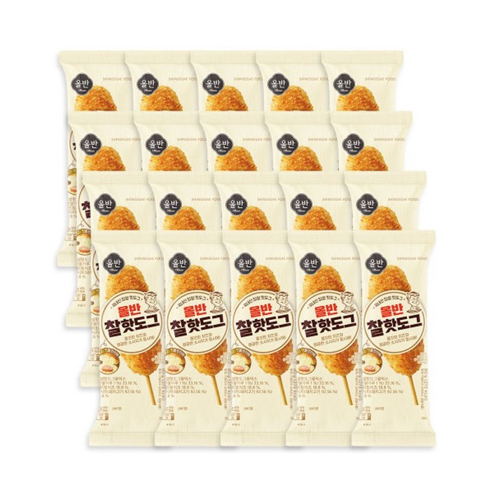 올반 찰핫도그 80g X 20봉