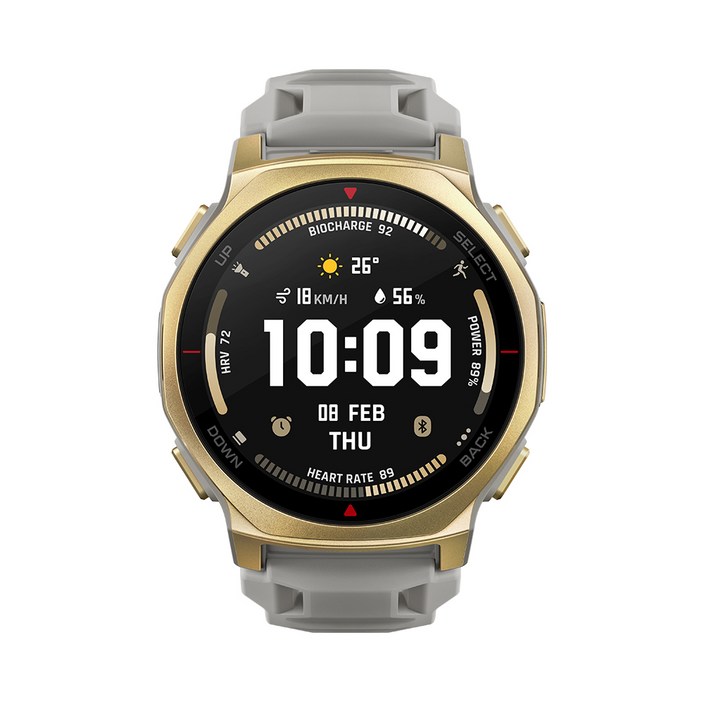 어메이즈핏 스마트워치 TREX 3 PRO, GPS  블루투스, 4.4cm, 아틱 골드