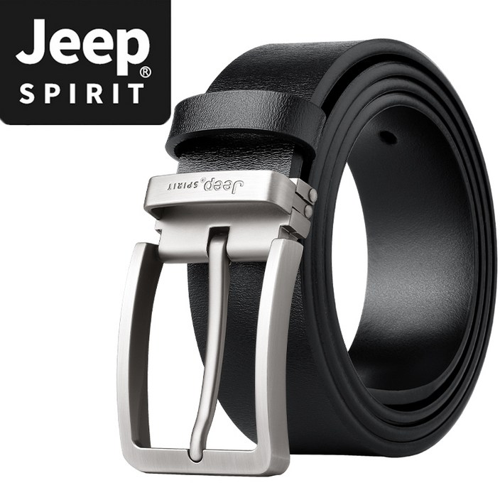 JEEP SPIRIT 캐주얼 프리미엄 소가죽 벨트