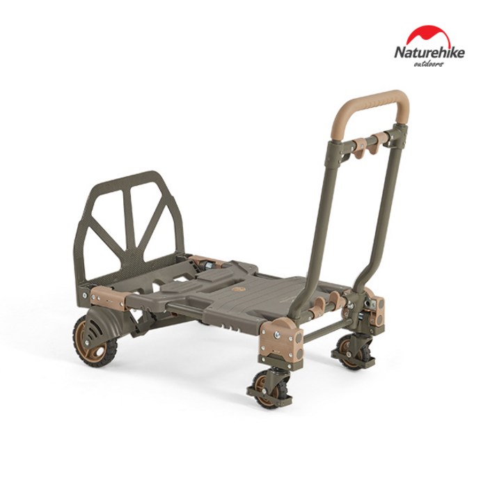 네이처하이크 멀티 2in1 카트 수레 카트, 카키, 1개