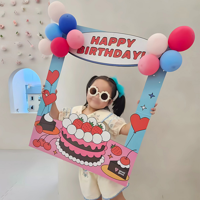 인스타포토존 생일액자 생일 프레임 생일파티액자 생일파티소품  파티 포토존