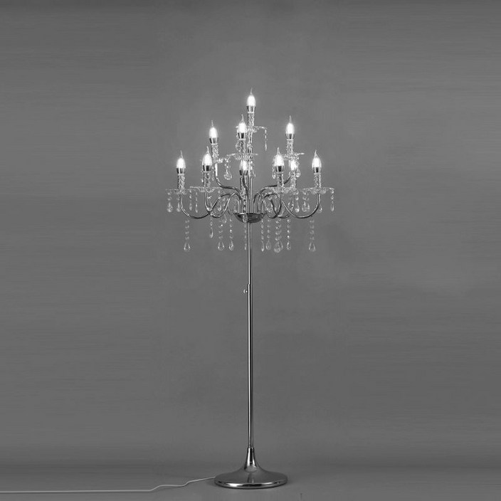 스탠딩조명 샹들리에 대형 샹제리제 거실 조명 장스탠드