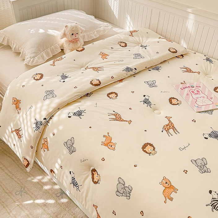 수스존 구름촉감 엠보 순면 양면 사계절 가벼운 먼지없는 차렵이불