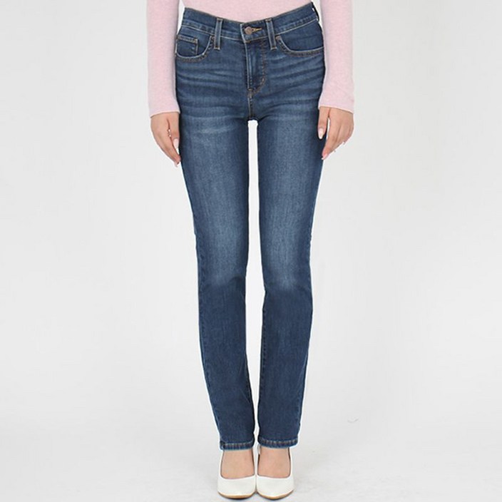 리바이스 여성 청바지 312 약기모 쉐이핑 슬림 다크블루 196270200