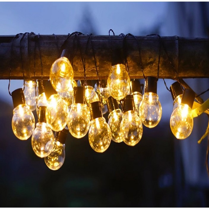 애플도어 캠핑 파티 줄전구 20구 5m