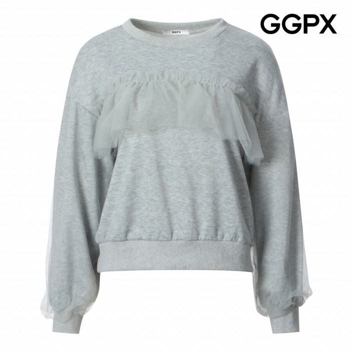 AK플라자 GGPX 러블리 레이스 맨투맨 티셔츠 GP9TS044F