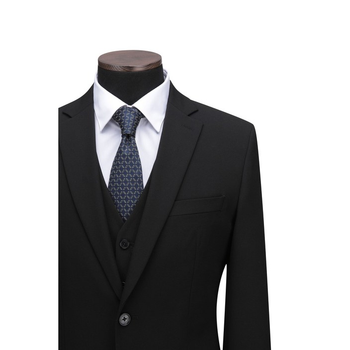 코오롱 브렌우드 블랙 사계절 솔리드 슬림 슈트 수트 정장 양복 세트 간절기 초봄 봄 가을 비즈니스 SS25 25SS BRFFX25873 BKX