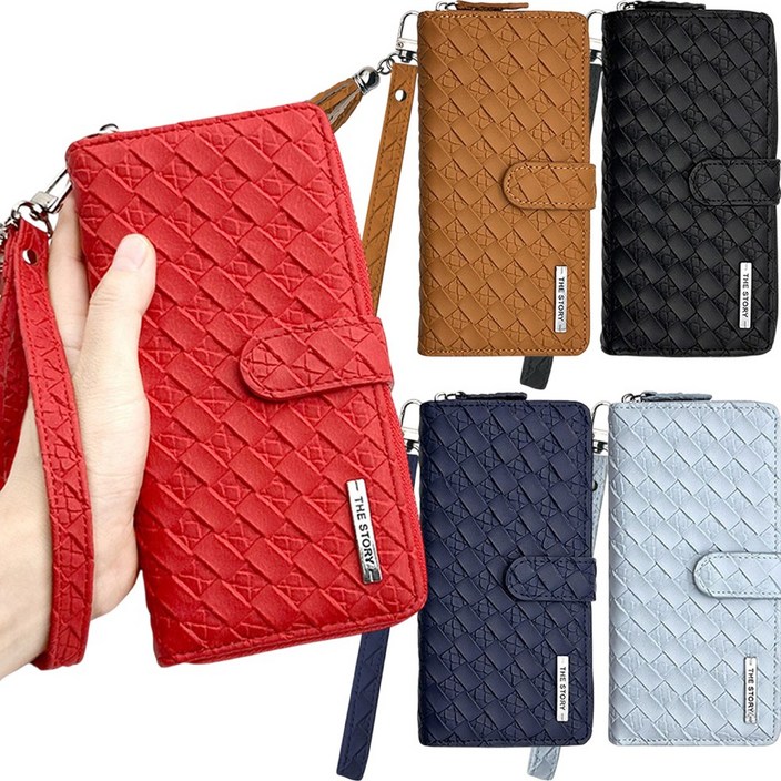 갤럭시점프2 케이스 지갑 가죽 카드 수납 포켓 다이어리 플러스 더스토리 지퍼