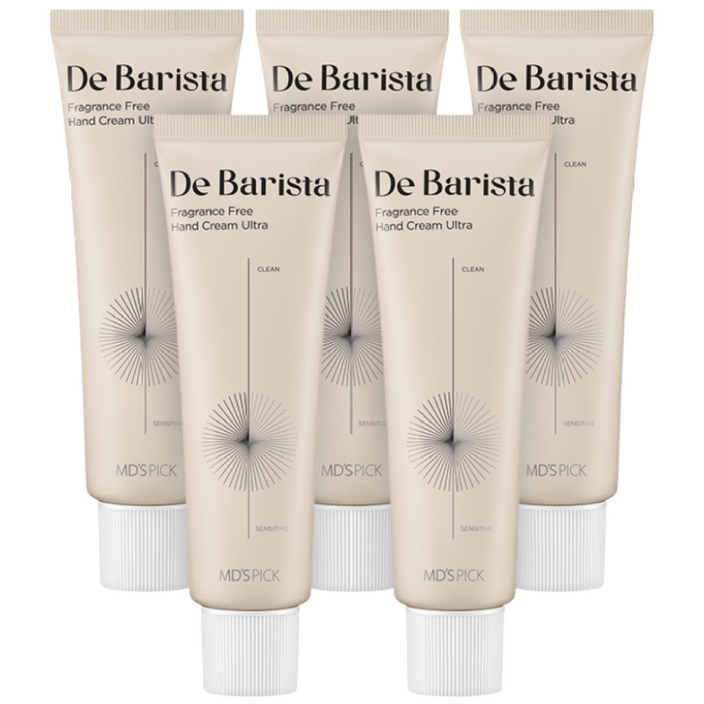 엠디스픽 드바리스타 주부습진 고보습 핸드크림 울트라 무향, 50g, 5개
