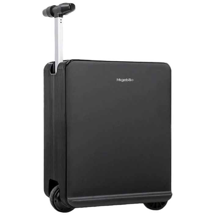 [전동캐리어] 기내용 20인치 타고다니는 캐리어 성인, 1개, 블랙