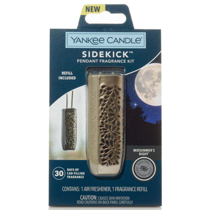 양키캔들 사이드킥 차량용방향제 펜던트 키트, 1개, 미드썸머나잇(Leaf)