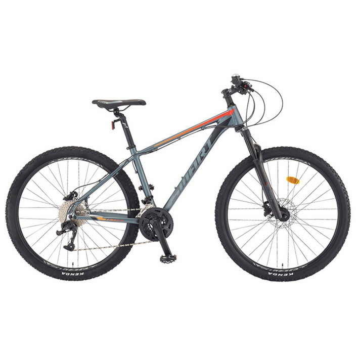 스마트자전거 테트라 5XX MTB 2024년 69.9cm27.5인치 30단 유압식디스크브레이크 입문용 미조립, 1개, 180cm, L사이즈 그레이