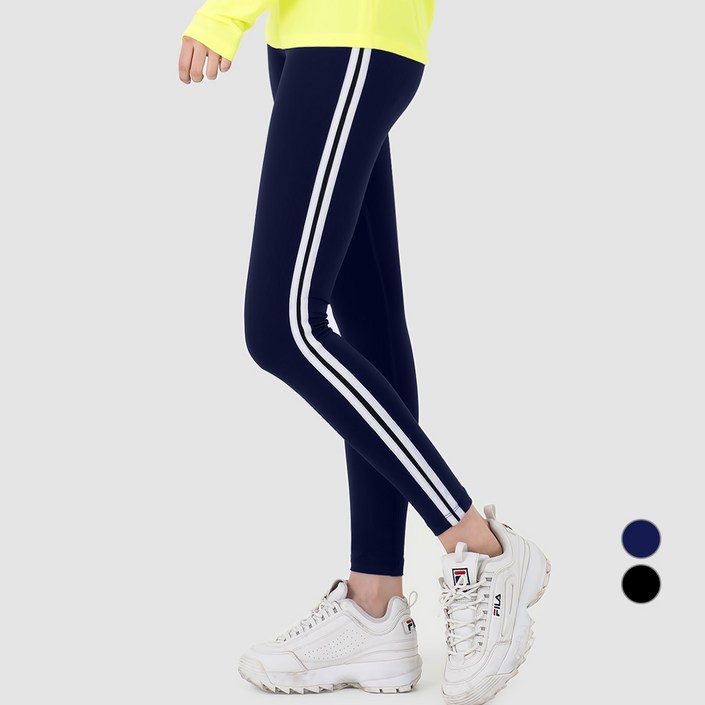 아르메데스 여성용 기능성 스포츠 9부 두줄 레깅스 AR301