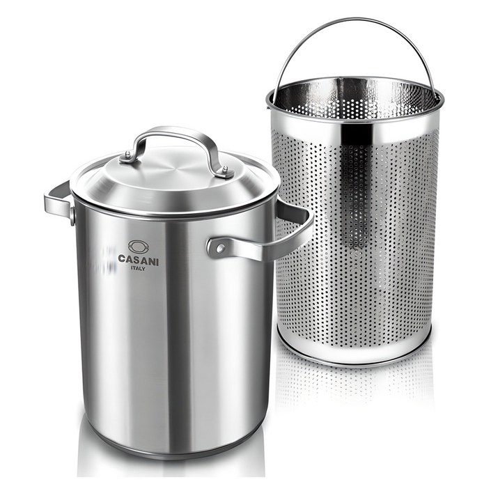 까사니 인덕션 쿠치나 멀티팟 냄비 4.3L, 16cm, 1개