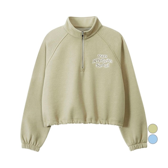 팬암 여성용 시티 하프집업 3161 보온 맨투맨