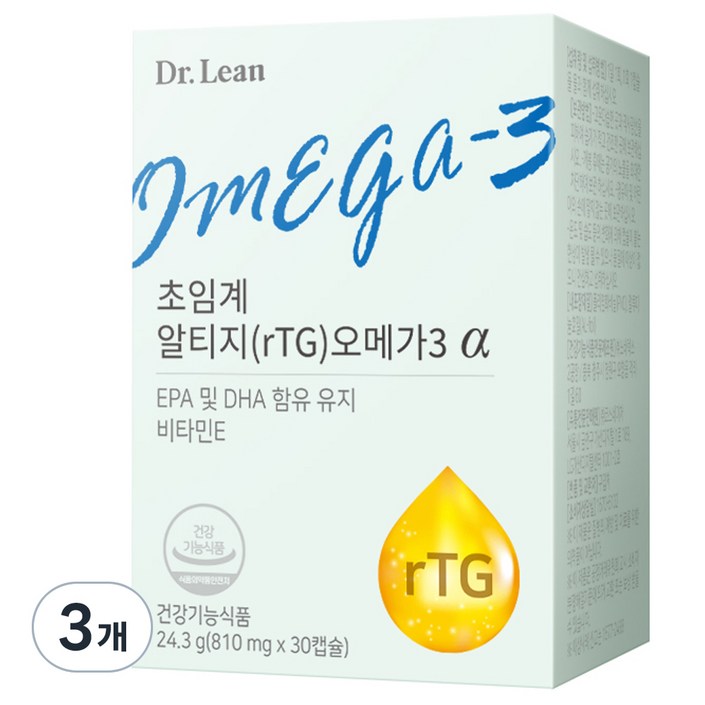 닥터린 초임계 알티지 오메가3 알파 30.21g 닥터린 초임계 알티지 오메가3 알파 30.21g