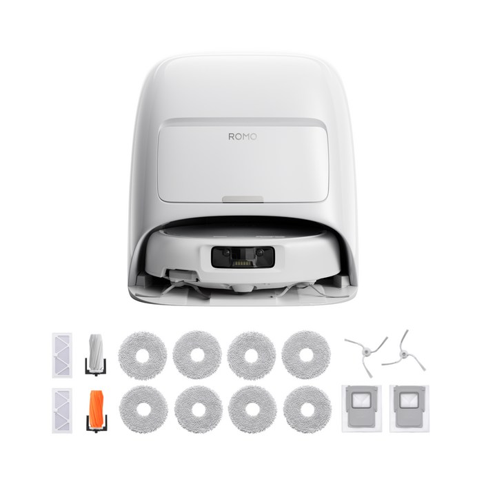 DJI ROMO S 로봇청소기  액세서리 키트 세트, 화이트청소기, 단일색상키트, CR8F