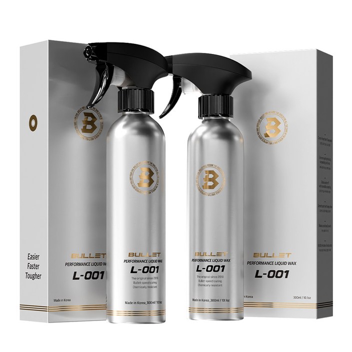 불렛 퍼포먼스 퀵디테일러 물왁스 L001, 300ml, 2개 불렛 퍼포먼스 퀵디테일러 물왁스 L001, 300ml, 2개