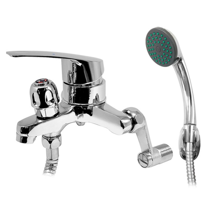 우리수도 한개레버식 온냉수 혼합꼭지 샤워용 102