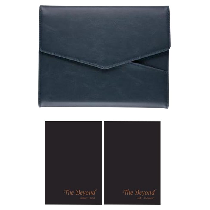 프랭클린플래너 더비욘드 만년형 바인더 + 1D1P 속지 2p 세트