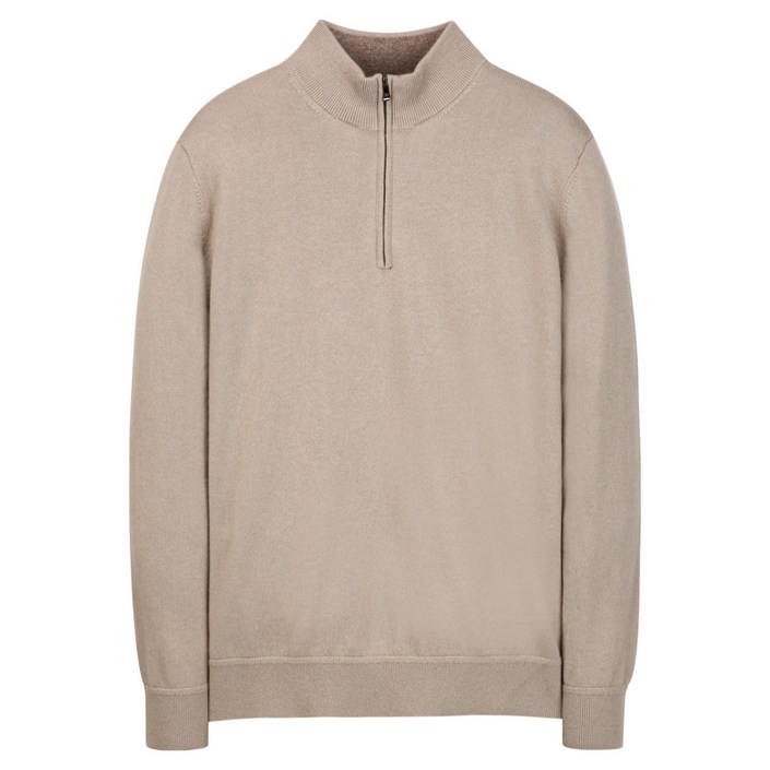 마에스트로 남성용 캐시미어 100 하프집업 니트