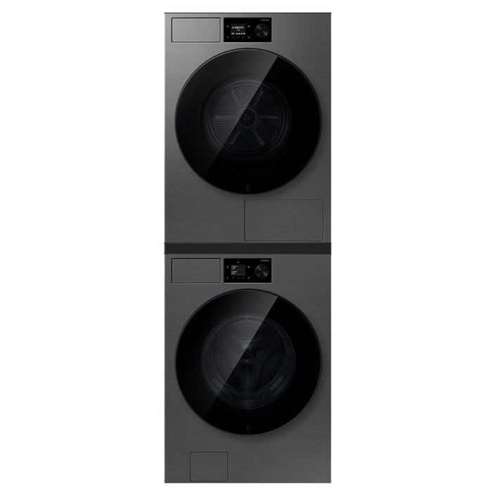 삼성전자 Bespoke AI 세탁기  건조기  상단설치키트 세트 21kg  20kg 방문설치