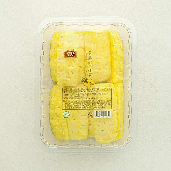 SW 골드파인애플 스틱형, 1kg, 1개