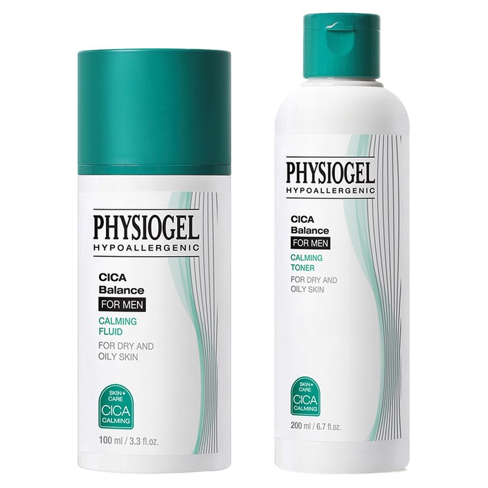 피지오겔 시카밸런스 포맨 카밍 플루이드 올인원 100ml  토너 200ml 세트