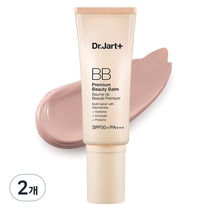 닥터자르트 더메이크업 프리미엄 뷰티 밤 SPF50 PA, 40ml, 페어라이트, 2개