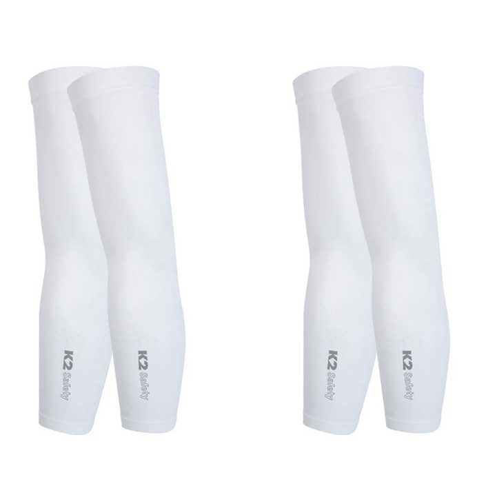 케이투세이프티 심리스 쿨토시 2p x 2세트, White, 1개