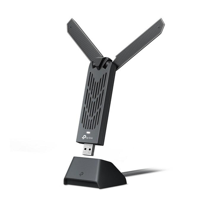 티피링크 BE6500 WiFi 7 하이 게인 USB 무선 랜카드, Archer TBE400UH, 1개