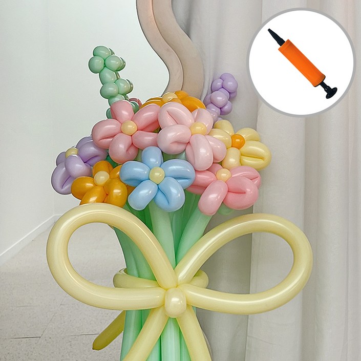 파티아일랜드 꽃다발 DIY 미니 손펌프 세트