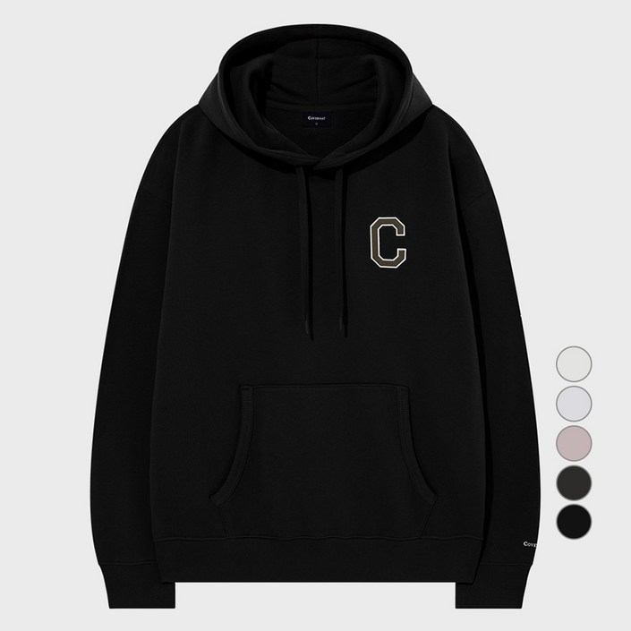 커버낫 남녀공용 C 로고 후드티